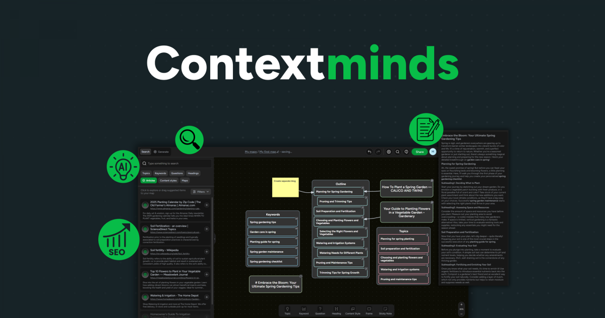 ContextMinds - Research and outline content faster
