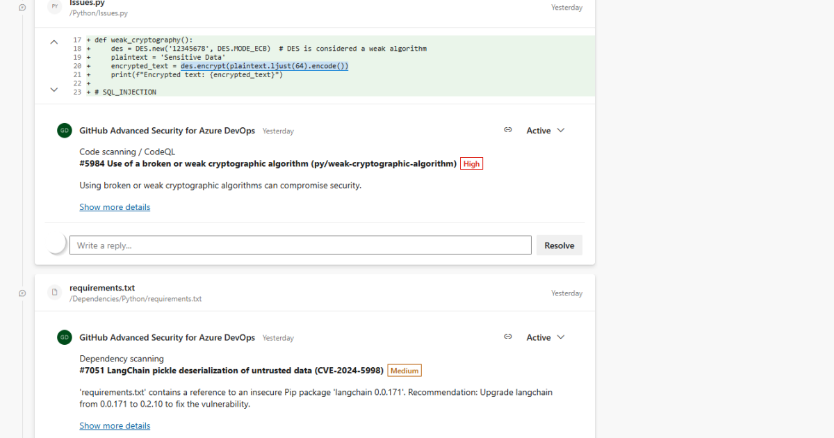 Introducing Pull Request Annotation for CodeQL and Dependency Scanning ...