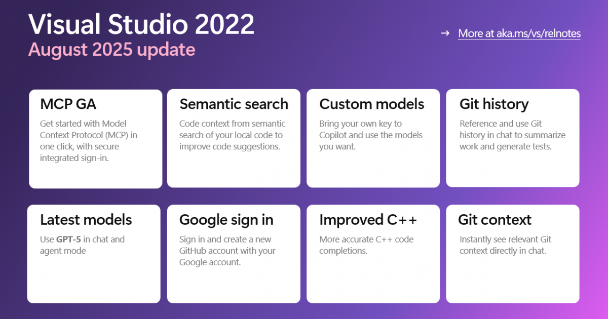 The Visual Studio August Update is here - smarter AI, better debugging ...