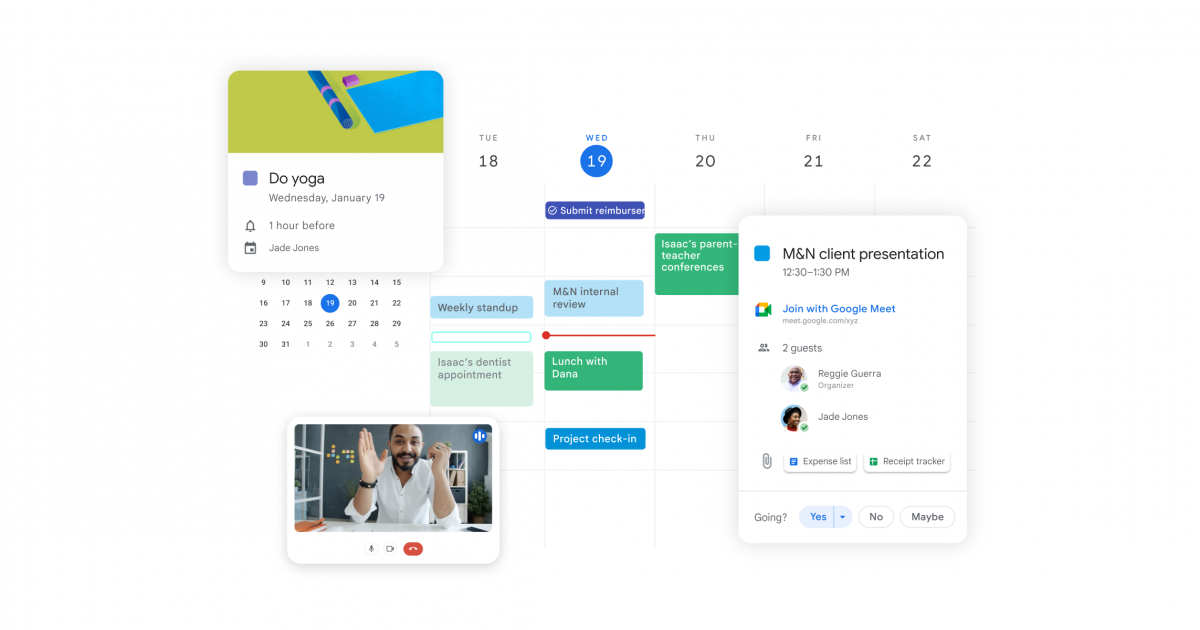 Shareable Online Calendar and Scheduling Google Calendar