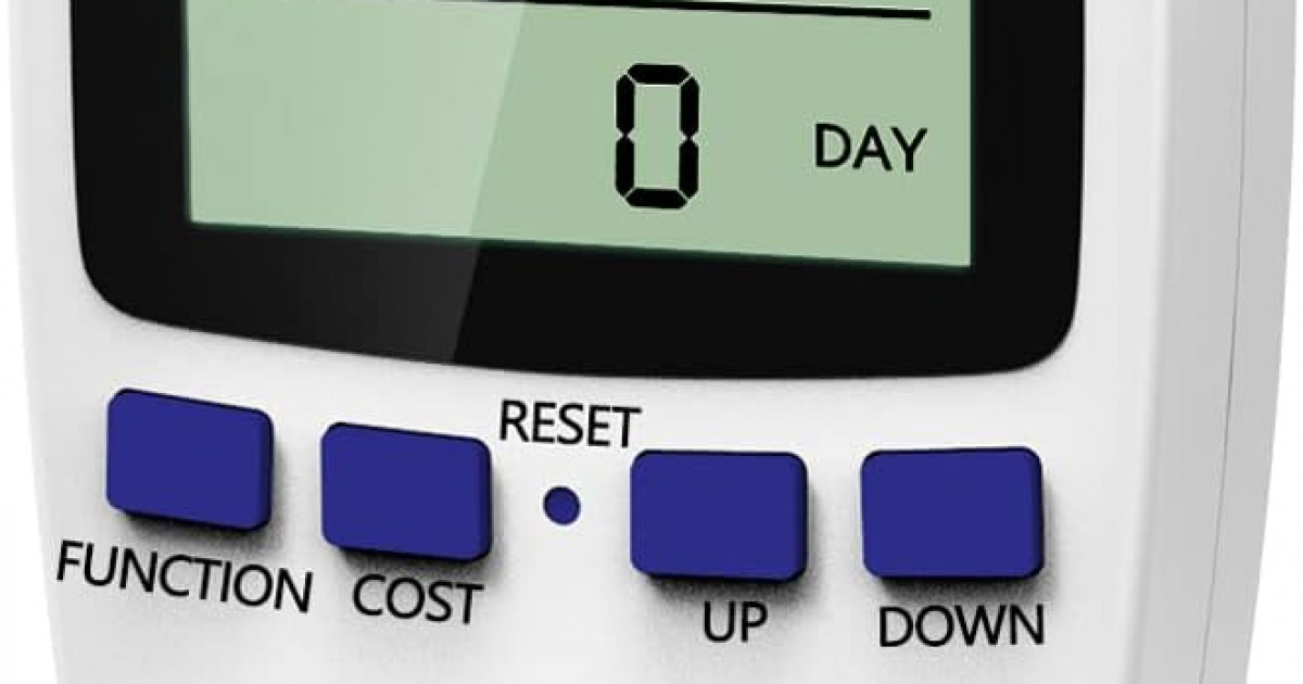 kuman KW47US Electricity Usage Monitor Plug Power Watt Voltage Amps