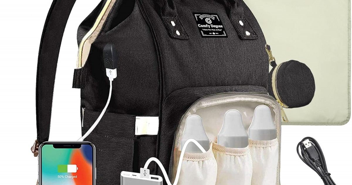 ComfyDegree Nappy Changing Backpack Waterproof Large Capacity Baby