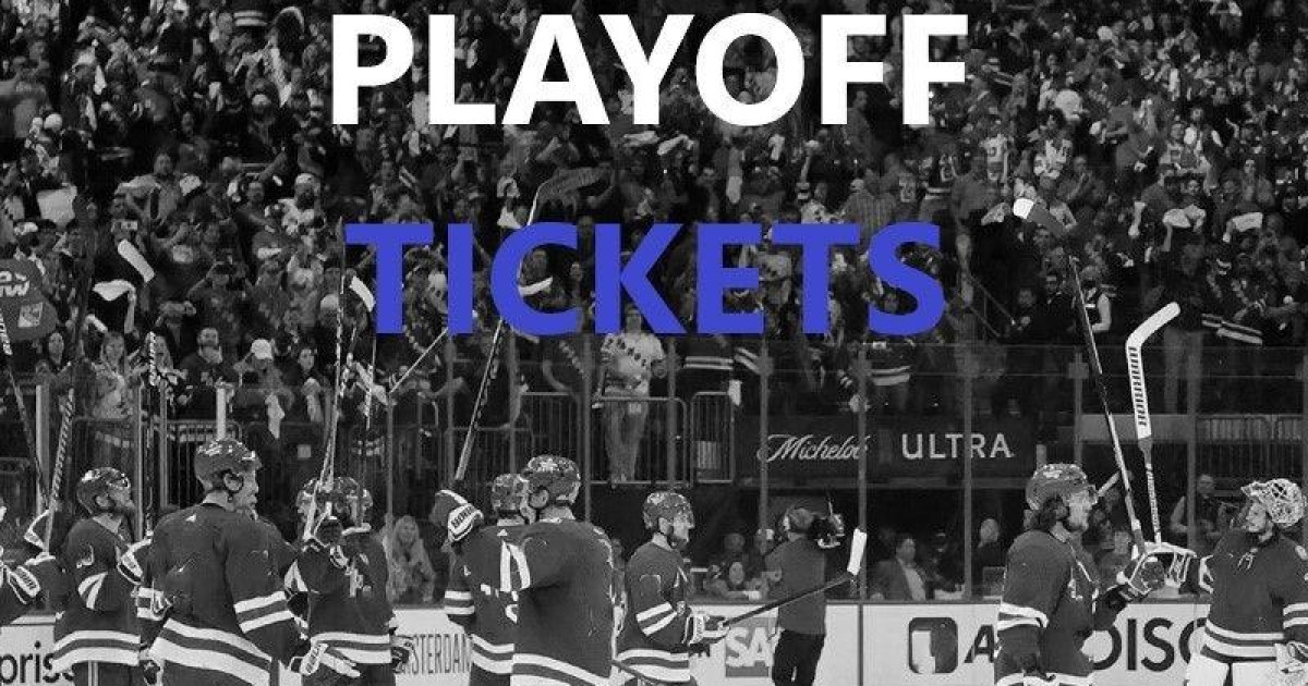 RANGERS PLAYOFF TICKETS!